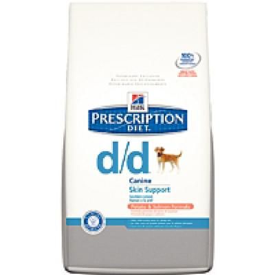 d/d Canine Skin Support ,Salmon and Potato Formula 17.6 lb , HILLS PET NUTRITION 5345