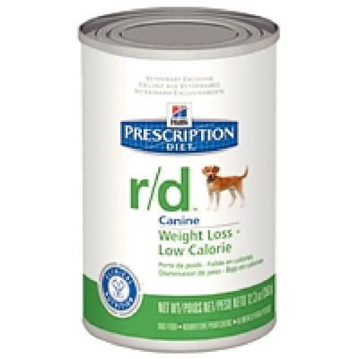 r/d Canine Weight Loss , Low Calorie 12 x 12.3oz Cans , HILLS PET NUTRITION 7014