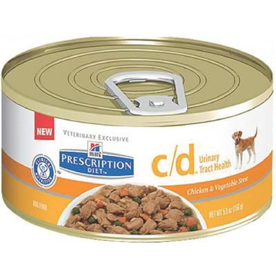 c/d Canine Urinary Tract Health , 5.5 oz Cans , 24/Case , Chicken & Vegetable , HILLS PET NUTRITION 3388