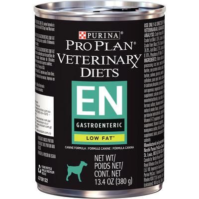 Purina Pro Plan , Vet Diets EN Gastroenteric , Low Fat Canine Formul, 13.4 oz Cans , 12/Case , NESTLE PURINA PETCARE 038100176004