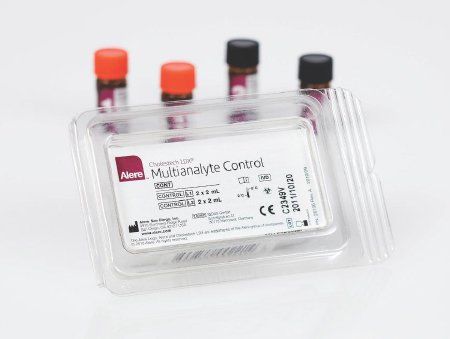 Control Kit Cholestech LDX Multiple Analytes Testing 2 Levels 2 X 0.25 mL . Alere 88773