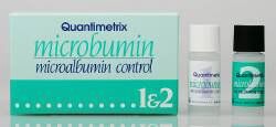 Microalbumin Control Microalbumin Testing 2 Levels 10 X 7 mL , Quantimetrix 1250-01