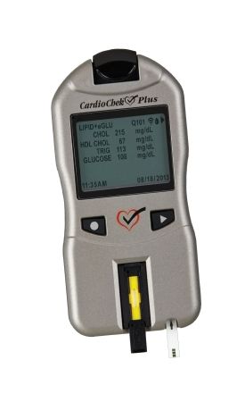 CardioChek Plus 135 Lipid / eGlu Handheld Point-of-Care Hematology Analyzer Kit CLIA Waived, Polymer Technology PTS601