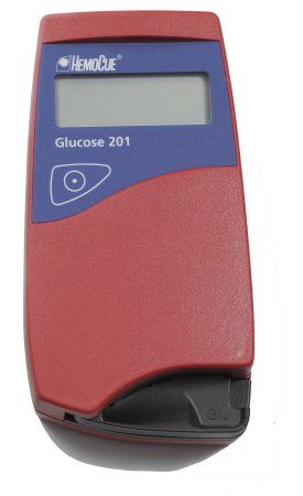 HemoCue Glucose 201 Point-of-Care Glucose Analyzer, Promotion Wit ...