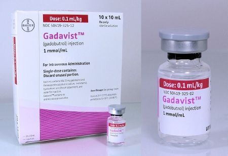Gadavist Contrast Media Gadobutrol 1 mmol / mL Intravenous Injection Single Dose Vial 10 mL , 20/Case MC 50419032512