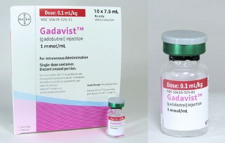 Gadavist Contrast Media Gadobutrol 1 mmol / mL Intravenous Injection Single Dose Vial 7.5 mL , 20/Case MC 50419032511