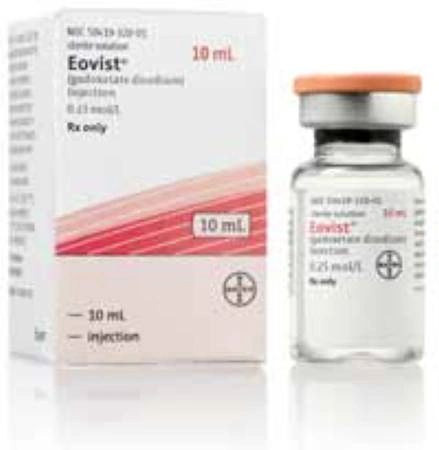 Eovist Contrast Media Gadoxetate Disodium 181.43 mg / mL Intravenous Injection Single Dose Vial 15 mL , 5/Box MC 50419032015