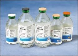 Ultravist Contrast Media Iopromide 370 mgI / mL Intravascular Injection Pharmacy Bulk Vial 500 mL, 8/Case MC 50419034658