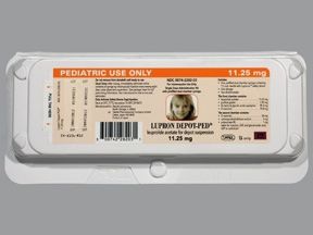 Lupron Depot-Ped Antineoplastic Agent Leuprolide Acetate, Preservative Free 11.25 mg Intramuscular Injection Prefilled Syringe 1 Kit Abbott 00074228203