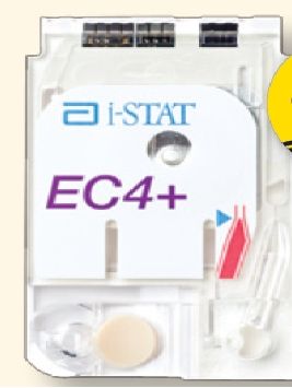 I-STAT CARTRIDGE, TEST EC 4+ (25/BX) Abbott 06F0701