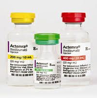 Actemra Disease-Modifying Antirheumatic Agent Tocilizumab, Preservative Free 162 mg / 0.9 mL Subcutaneous Injection Prefilled Syringe , 0.9 mL Genentech 50242013801