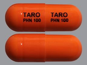 Anticonvulsant Phenytoin Sodium Extended 100 mg Extended Release Capsule Bottle 100 Capsules Taro 51672411101