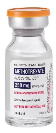 Antineoplastic Agent Methotrexate Sodium 25 mg / mL Intramuscular, Intravenous, or Intra-arterial Injection Multiple Dose Vial 10 mL Fresenius 63323012310