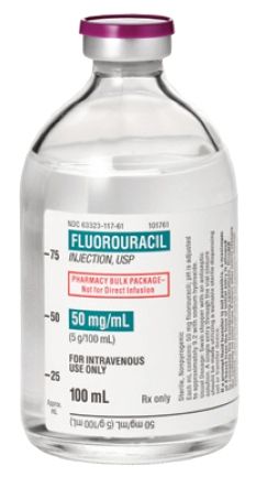 Fluorouracil Injection, USP 50MG/ML , 1X100ML APP 63323-117-61