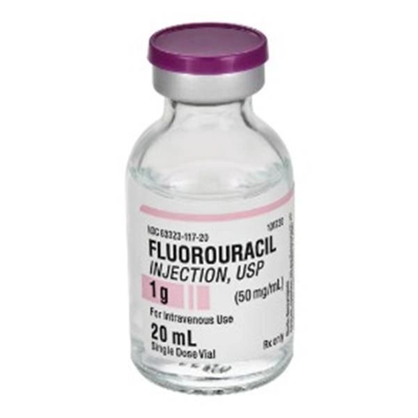 Antineoplastic Agent Fluorouracil 50 mg / mL Intravenous Injection Single Dose Vial 20 mL Fresenius 63323011720