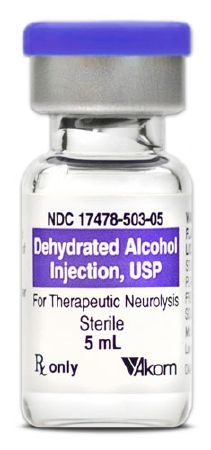 Miscellaneous Therapeutic Agent Dehydrated Ethyl Alcohol 98% Injection Single Dose Vial 5 mL , 10/Pack Akron 17478050305