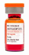 AK-FLUOR Ophthalmic Disclosing Agent Fluorescein Sodium 10%, 500 mg / 5 mL Intravenous Injection 5 mL Akorn 17478025310