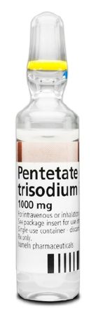 DTPA- Ca Heavy Metal Antagonist Pentetate Calcium Trisodium 200 mg / mL Injection Ampule 5 mL , 10/Pack Akron 52919000103