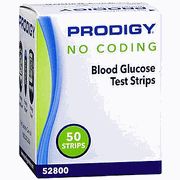 Prodogy No Coding Glucose Test Strips 50 Count