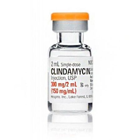 Antibacterial Clindamycin Phosphate Concentrate 150 mg / mL Intramuscular or Intravenous Injection Single Dose Vial 2 mL , Each Alvogen 47781045968