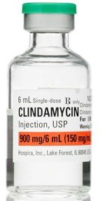 Antibacterial Clindamycin Phosphate 150 mg / mL Intramuscular or Intravenous Injection Single Dose Vial 6 mL, 25/Pack Alvogen 47781046168