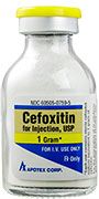 Cefoxitin Sodium 1 Gram / 20 mL Injection Single Dose Vial 25x20 mL Apotex 60505075905