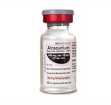 Neuromuscular Blocking Agent Atracurium Besylate 10 mg / mL Intravenous Injection Multiple Dose Vial 10 mL , 10/Pack Auromedics 55150021710