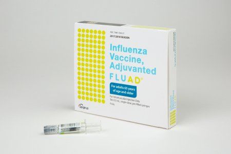 FLUAD 2017 - 2018 Flu Vaccine 45 mcg / 0.5 mL Indicated For People 65 Years of Age and Above Prefilled Syringe 0.5 mL , 10/Pack Seqirus 70461000201