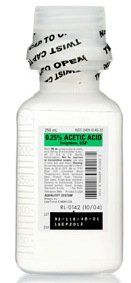 Irrigation Solution Acetic Acid 0.25% Urologic Not for Injection Bottle 250 mL , Each , Hospira ICU 00409614322