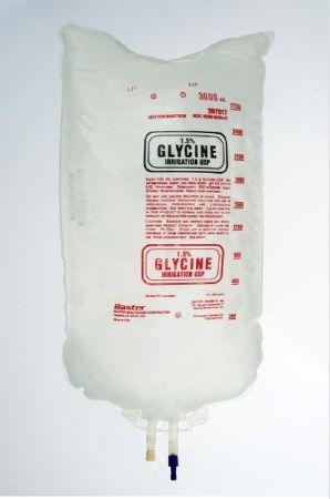 Irrigation Solution Glycine 1.5% Urologic Not for Injection Flexible Bag 3,000 mL , Baxter 2B7317