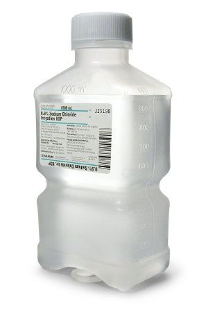 Irrigation Solution Sodium Chloride, Preservative Free 0.9% Not for Injection Bottle 1,000 mL , Each , BBRAUN R5200-01