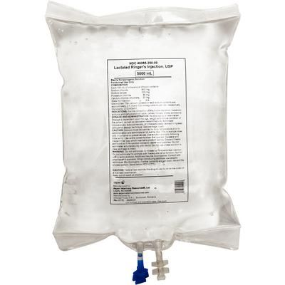 Lactated Ringer's Injection 5000 ml - 2/Case ASPEN VET 4606635009