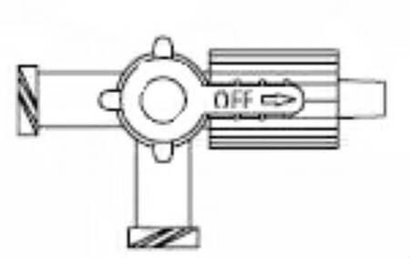 Stopcock Discofix 3 Way , 100/Case BBRAUN 456003