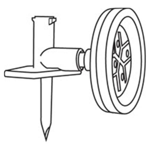 Chemo Dispensing Pin, Distal MINI-SPIKE Proximal Luer Lock, Built-In 0.2µ Hydrophobic Air-Venting Filter, Latex & DEHP Free, 50/cs BBRAUN 412014