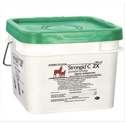 Strongid C 2X 10 lb Pail ZOETIS 10000459