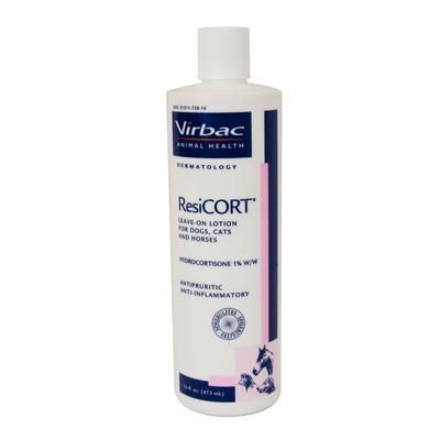 Resicort Leave-On Lotion 16 oz VIRBAC ANIMAL 007216