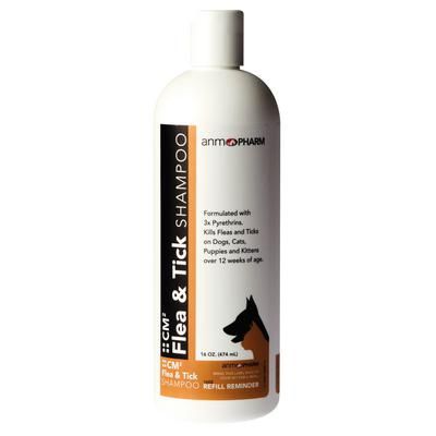 CM² Flea and Tick Shampoo 16 oz ANIMAL PHARMACEUTICALS 75516