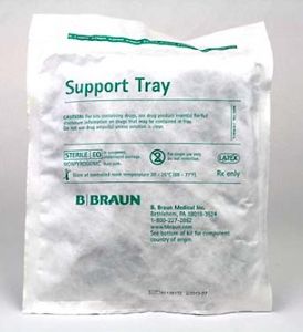 Nerve Block Support Tray With Lidocaine/NaCl/Extension Set 10/Case BBRAUN 332115