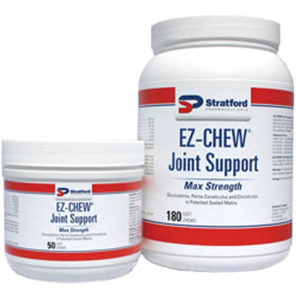 EZ-Chew Max Strength Joint Support Soft Chews w/ MSM for Dogs , 180/Bottle Stratford SP11221