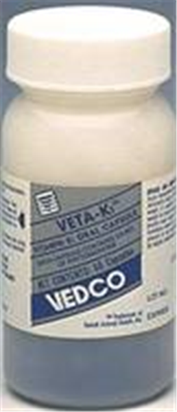 Vitamin K Caps (25mg) 50/Bottle Vedco VEDA-CP50