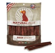 BEEF STICKS DOG TREAT 14 oz , 12/Case Loving Pets 8062