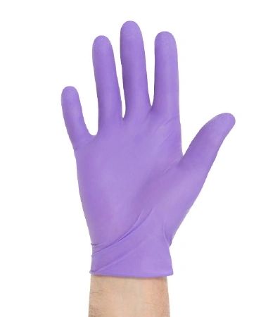 Exam Glove Purple Nitrile-Xtra™ Sterile Pair Powder Free Nitrile Ambidextrous Textured Fingertips Purple Chemo Tested Medium , 50/Box , 4Box/Case , Halyard Health(Kimberly Clark) 14261