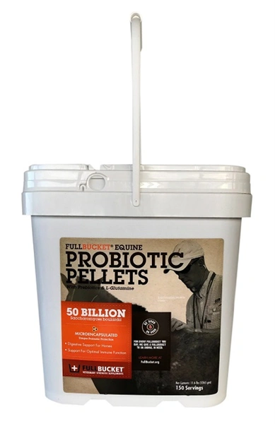 Equine Probiotic Pellets 150 Servings Fullbucket Health EQPROPELL150X4