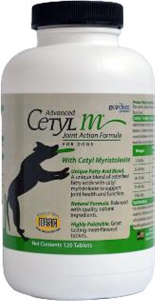 Advanced Cetyl M Tabs Joint Action Formula for Dogs , 120/Bottle Response Products CETYL M DOG 120