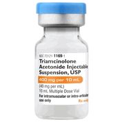 Corticosteroid Triamcinolone Acetonide 40 mg / mL Intramuscular or Intra-articular Injection Multiple Dose Vial 10 mL , Each , Amneal/Akyma Pharmaceuticals 70121116901