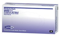 Glove Exam PF Large Purple Nitrile 100/Bx, 10 BX/CA (1070530) Halyard Health(Kimberly Clark) (55083)