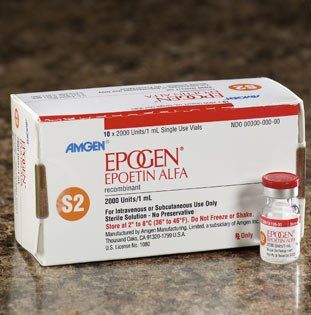 Epogen Anemia Treatment Agent Epoetin Alfa 10,000 U / mL Subcutaneous or Intravenous Injection Multiple Dose Vial 2 mL , 10/Box , Amgen 55513028310