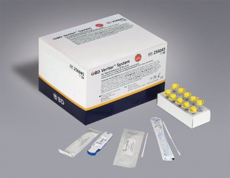 Promotion BD Veritor Plus System Physician Office Combo Immunochromatographic Assay Influenza A + B Nasal Swab / Nasopharyngeal Swab Sample CLIA Waived 60 Tests , BD 256074