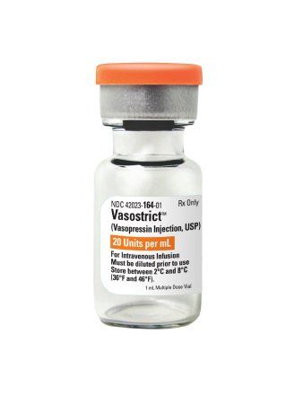 Vasostrict Pituitary Agent Vasopressin 20 Unit / mL Intravenous Injection Multiple Dose Vial 1 mL , JHP 42023016425