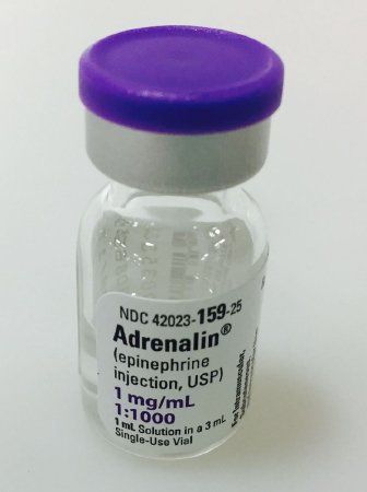 Alpha- and Beta-Adrenergic Agonist Epinephrine 1 mg / mL (1:1000) Injection Single Use Vial 1 mL , JHP 42023015925